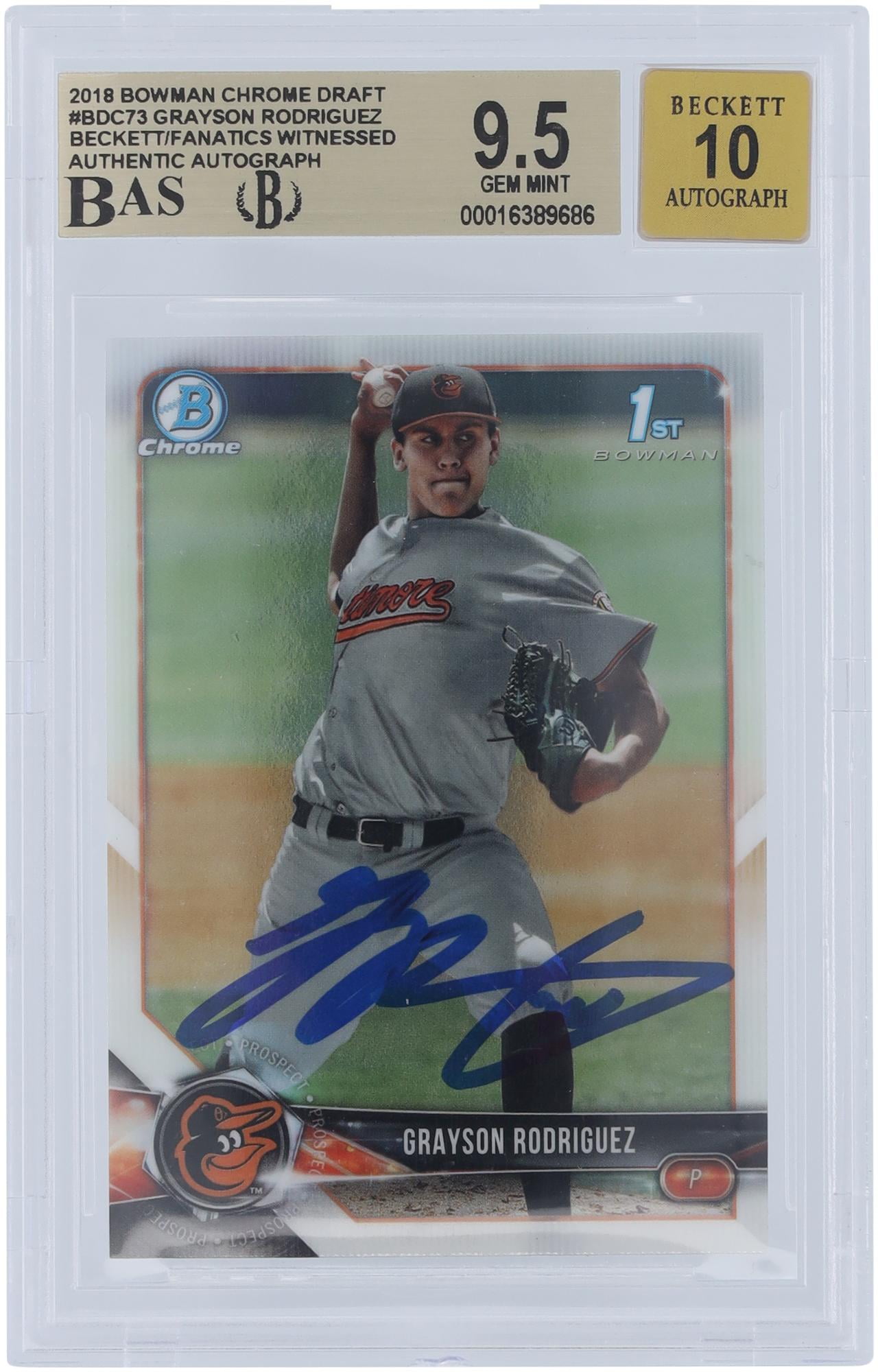 Chipper Jones Atlanta Braves Autographed 1991 Bowman Chrome