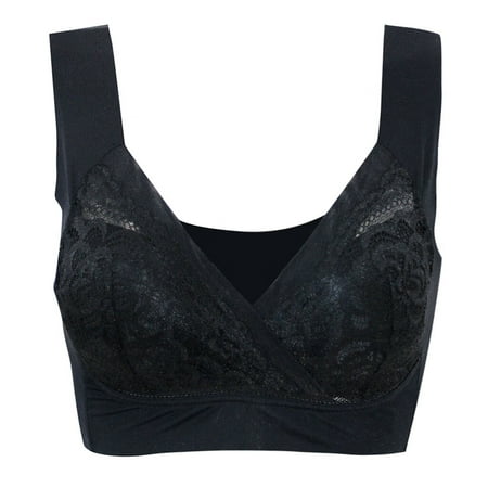 

Ykohkofe Women s Sexy Air Permeable Extra Support Wirefree Lace Bra