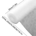 thumbnail image 3 of Shelf Liner Non-Slip Cabinet Liner | Washable EVA Pantry Shelf Liner for Kitchen Cabinets Drawers Refrigerator | Oil Proof Reusable Easy-to-Clean | 11.8x118in White, 3 of 8