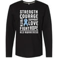 thumbnail image 3 of Inktastic ALS Awareness Strength Courage Support Long Sleeve T-Shirt, 3 of 5