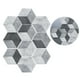 thumbnail image 3 of 10 unids estilo de cemento antideslizante autoadhesivo pegatinas de piso hexagonal removible etiqueta de la pared azulejo pegatinas para el hogar del hotel, 3 of 4