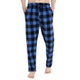 thumbnail image 5 of North 15 Boy's Super Cozy Buffalo Plaid Micro Fleece Pajama Pants-1235B-Navy-14-16, 5 of 9