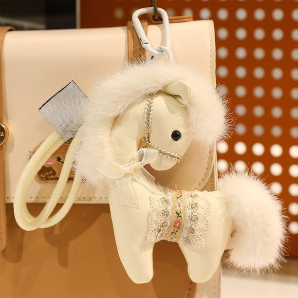 Juguetes de piscina, juguetes para bebés, juguetes para niños pequeños, año de los caballos, mascotas de peluche, llaveros de juguete y peluches realistas de animales del zodiaco, mochila de juguete,