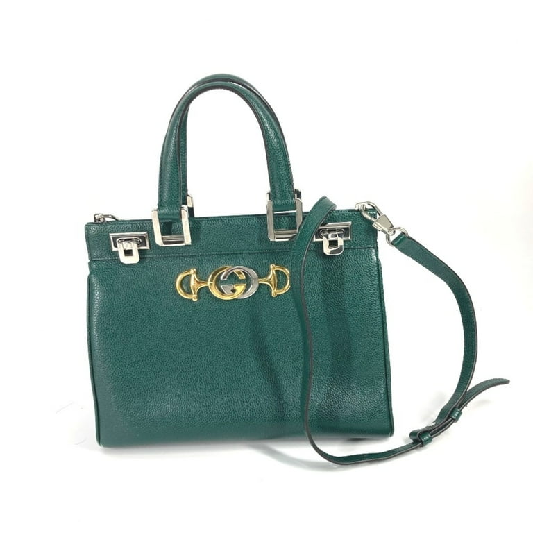 Pre-Owned Gucci 569712 2WAY Bag Shoulder Bag Bag Hand Bag Green