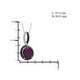 thumbnail image 6 of 6 3/4 Carat T.G.W. Ruby And Black & White Diamond Accent Sterling Silver 3-Piece Jewelry set, 6 of 7
