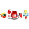 Multi-Deluxe Cash Register Pretend Play Battery Operated Toy Cash Register w/ Working Scanning Action, Real Calculator, Microphone, Accessories