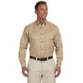 thumbnail image 1 of Harriton Chemise à Manches Longues en Sergé pour Hommes Easy blendTM avec Élimination des Taches, 1 of 5