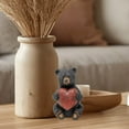 thumbnail image 6 of Rustic Black Bear Figurine with Heart – Resin Wildlife Statue for Cabin, Lodge, or Home Décor – Collectible Woodland Animal Accent – Unique Gift for Bear Lovers and Nature-Inspired Homes, 6 of 11