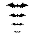 thumbnail image 1 of 3D Adhesive Bat Wall Stickers (120 Pcs), Waterproof Halloween Decor for Indoor Outdoor Window Home Office, 1 of 2