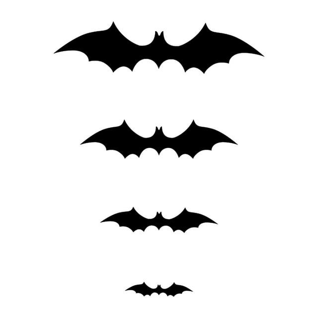 Xihbxyly Decoraciones de Murciélagos de Halloween, Pegatinas de Pared de Pvc 3D, Diseño Reutilizable E Impermeable, Decoración Espeluznante para Interiores y Exteriores, Decoración para Fiestas En Ca
