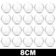 thumbnail image 3 of 20/1 piezas de bolas navideñas de plástico transparente para colgar en el árbol de Navidad, bolas huecas para decoración del hogar, bodas, fiestas, cajas de regalo, 3 of 5
