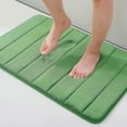 thumbnail image 1 of Olanly Memory Foam Bath Mat Large Absorbent Shower Carpet Soft Coral Velvet Floor Pad Home Decoration Non-slip Bathroom Rug, 1 of 5