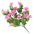 thumbnail image 4 of 5-branch Artificial Flower Grass Bouquet Simulation Floral Decor Home Table Centerpiece Fake Flower  Purple, 4 of 7