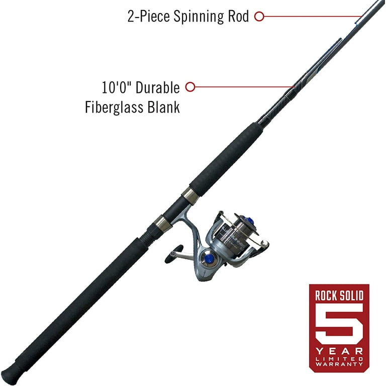 Quantum Blue Runner Catfish Casting Pole, 10-Foot Rod, Size 60