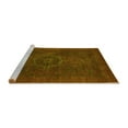thumbnail image 2 of Ahgly Company Machine Washable Indoor Rectangle Abstract Yellow Modern Area Rugs, 8' x 10', 2 of 4