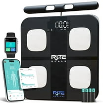 RiteScale 8-Electrode Smart Weight Scale for Body Weight with Mobile App | Digital Weight Scale