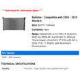 thumbnail image 2 of Radiator - Compatible with 2009 - 2010 Mazda 6, 2 of 2