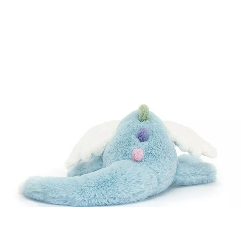 Clearance Jellycat Sky Dragon beautiful rainbow and white wings