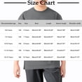 thumbnail image 3 of Summer Tshirts Size 5-13 Years For Children Boys Short Sleeve Crew Neck Solid Color Summer Saving Clerance Casual Athletic Fast-Drying T-Shirt Basic Tees Gray, 3 of 4