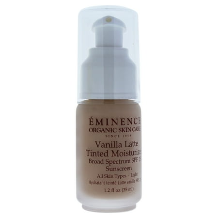 Eminence Vanilla Latte Tinted Moisturizer SPF 25 Sunscreen, Light, 1.2