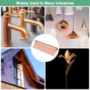 Uxcell Thin Copper Sheet Roll, 3500mm x 300mm x 0.03mm Pure Copper Metal Foil for Crafts