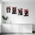 thumbnail image 2 of Aingg 4Pcs African American Canvas Wall Art Black Woman with Butterfly Painting Prints Black Queen Crown Posterspirational Pictures Fashion Girl Bedroom Room Decor, 2 of 6
