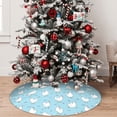 thumbnail image 5 of Sikiie Funny Chicken 30-48 inches {designName} Print Christmas Tree Skirt Snowman Xmas Tree Skirt with Edge Christmas Decorations for Holiday Party48", 5 of 7