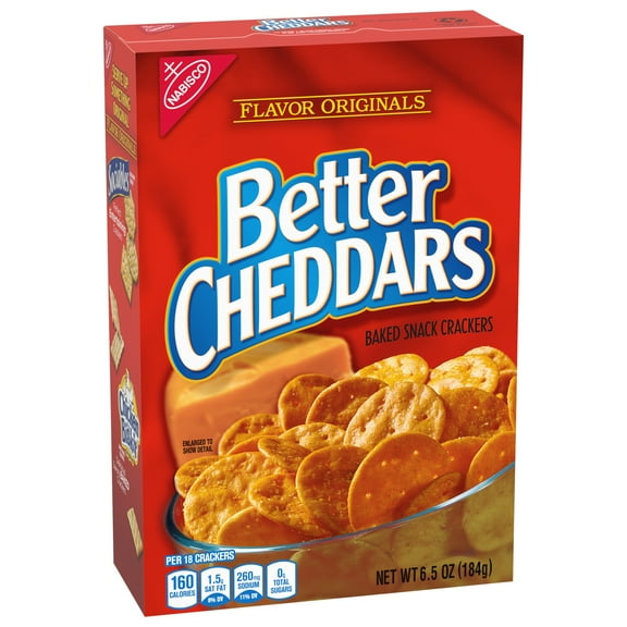 Better Cheddars 6.5 oz: Baked Snack Cheese Crackers