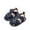 Blue, variant on LOVZFMLL Infant Baby Boy Girl Summer Sandals Soft Sole Closed Toe First Walkers Shoes for Crib Prewalkers Outdoor Flat Shoes Black 0-6 Months