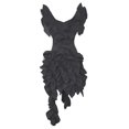 thumbnail image 1 of adviicd Robes d'Été pour Femmes Mini Robe d'Été Col Carré Sans Manches Ligne A Élégante Mignonne Noire,S, 1 of 5