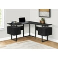 thumbnail image 2 of Monarch Specialties - Computer Desk, Corner, Storage, 58"L, Work, Laptop, Black Laminate, 2 of 5