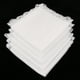 thumbnail image 4 of Pañuelo de 20 pañuelos de algodón blanco pañuelo cuadrado de bolsillo para hombres mujeres 23x25cm Sunnimix Pañuelo de algodón blanco, 4 of 8