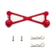 thumbnail image 1 of Kit de columna de montaje de carrocería frontal de metal 1:24 para accesorios Axial SCX24 C10 rojo, 1 of 5