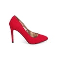 thumbnail image 2 of New Women Breckelles Audrey-11 Suede Almond Toe Classic Stiletto Pump Size, 2 of 5