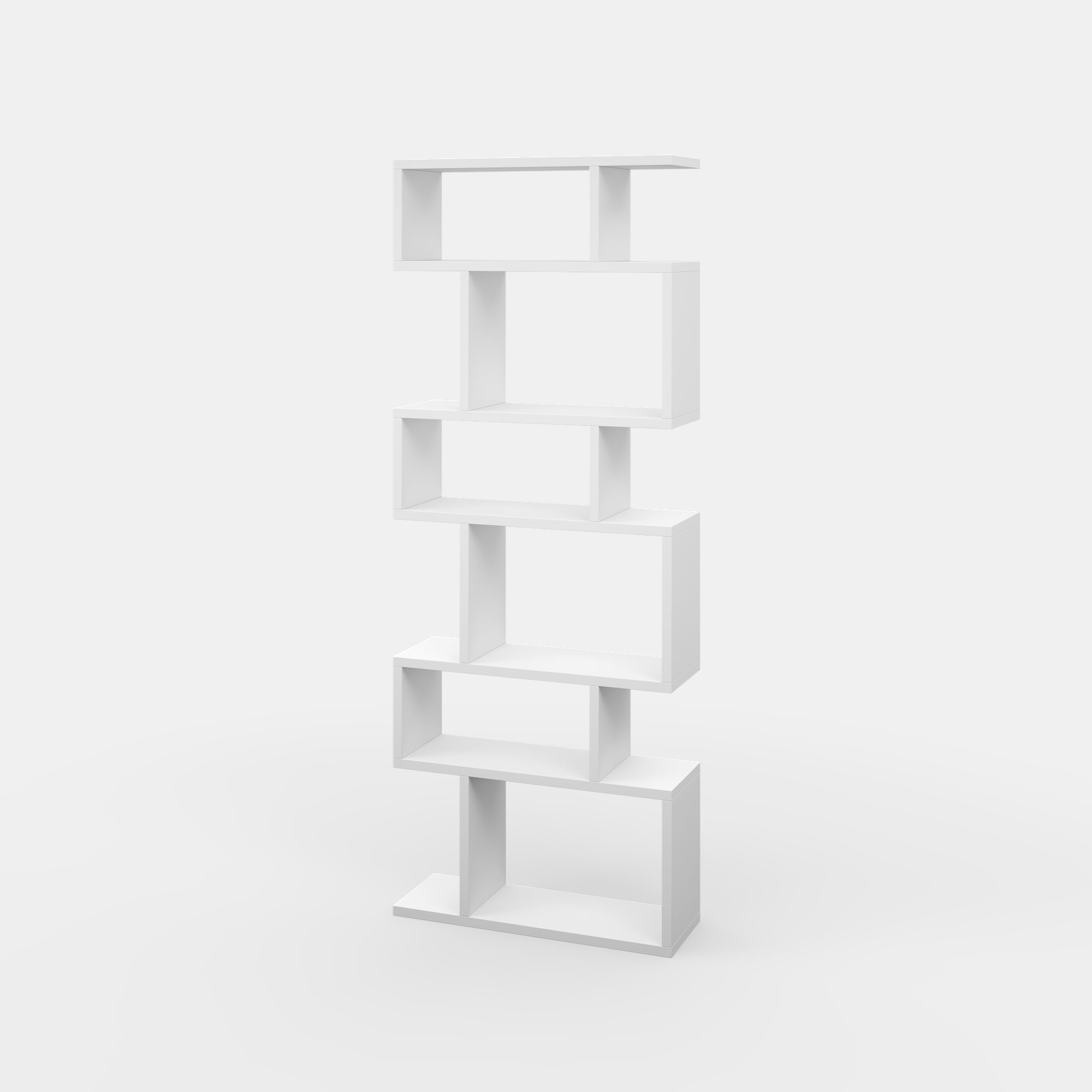 Ada Home Decor Bates Multiple Tier Open Shelf Cube Bookcase, White