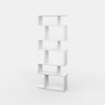thumbnail image 6 of Ada Home Decor Bates Multiple Tier Open Shelf Cube Bookcase, White, 6 of 7