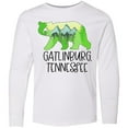 thumbnail image 3 of Inktastic Gatlinburg, Tennessee Mountains and Bear Shape Long Sleeve Youth T-Shirt, 3 of 5