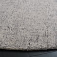 thumbnail image 3 of SAFAVIEH Abstract Carina Solid Area Rug, Gray/Ivory, 6' x 6' Round, 3 of 10