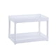 thumbnail image 1 of Kearding Gabinete de almacenamiento duradero y conveniente para fregadero de Pedestal, para baño, debajo del estante, almacenamiento, trucos de Almacenamiento y organización del hogar Blanco 2 capas, 1 of 6