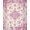 Pink Purple, Pattern 6, variant on ODIKA Pink Boho Vintage Ditsy Field Scroll Distressed Border Botanical for Home Office, Gaming Room, Under Desk, Non-Slip Chair-Friendly