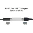 thumbnail image 3 of Paquete de 2 adaptadores (negro) USB C a USB 3.0, USB 3.1, USB 3.0 hembra a USB C hembra, compatible con iPhone 11, Google Pixel, Samsung Galaxy S20, Huawei, Moto, 3 of 5