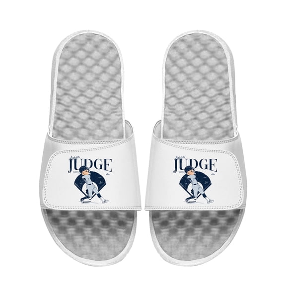 Youth ISlide Aaron Judge New York Yankees Player Caricature Slide Sandals