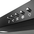 thumbnail image 6 of CIARRA Black Range Hood 30 inch Wall Mount Vent Hood Ductless Ducted Convertible CAB206P75, 6 of 8