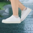 thumbnail image 1 of Cubrezapatos de silicona para adultos, chanclos antideslizantes para acampar, viajar al aire libre Blanco 29cm Sharpla Cubrezapatos, 1 of 8