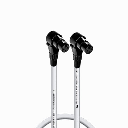 Coluber Cable - Right Angle XLR Female to Right Angle XLR Cable Female
