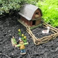 thumbnail image 6 of TG,LLC Treasure Gurus Miniature Red Barn Fairy Garden House Accessory Mini Dollhouse Decor Outdoor Gnome Home Ornament C25, 6 of 6