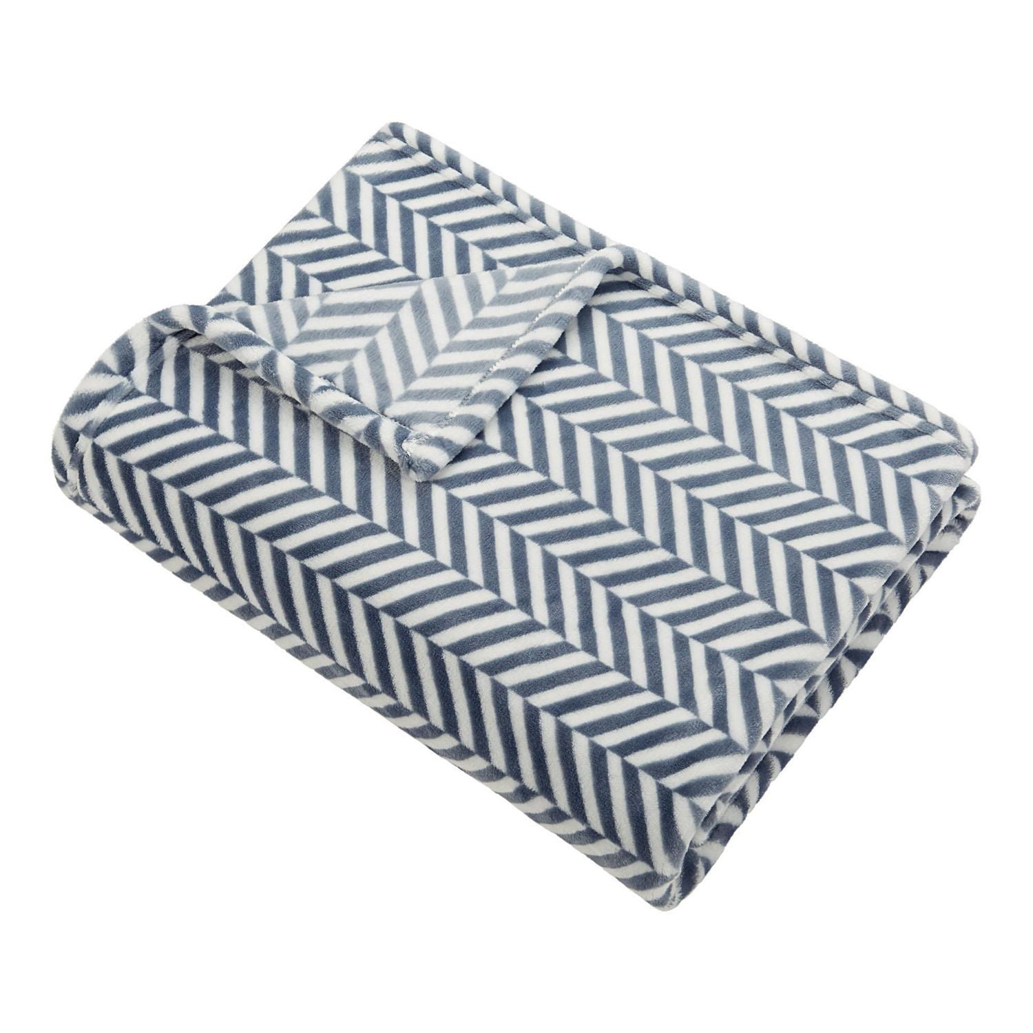 Jeté en peluche luxueuse HOMETRENDS 127 cm x 152 cm, microfibre