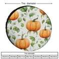thumbnail image 2 of Spare Tire Cover Watercolor Orange Pumpkins Green Leaves Wheel Protectors Tire Covers Weatherproof Wheel Covers Autumn Thanksgiving Day Tire Cover for Camper Travel Trailer SUV Truck 14inch, 2 of 8