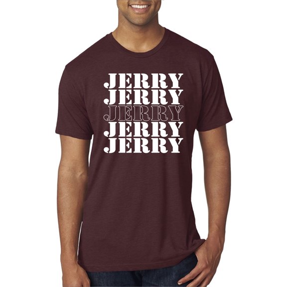Wild Bobby Jerry Springer 90's TV Talk Show Host Jerry Jerry Chant Famous People Mens Premium Tri Blend Tee, Cardinal, Small