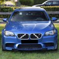 thumbnail image 4 of Acaige 2Pcs Glossy White Grille Grill Inserts For 2012-2018 Bmw F30 F20 M Sport Style, 4 of 5